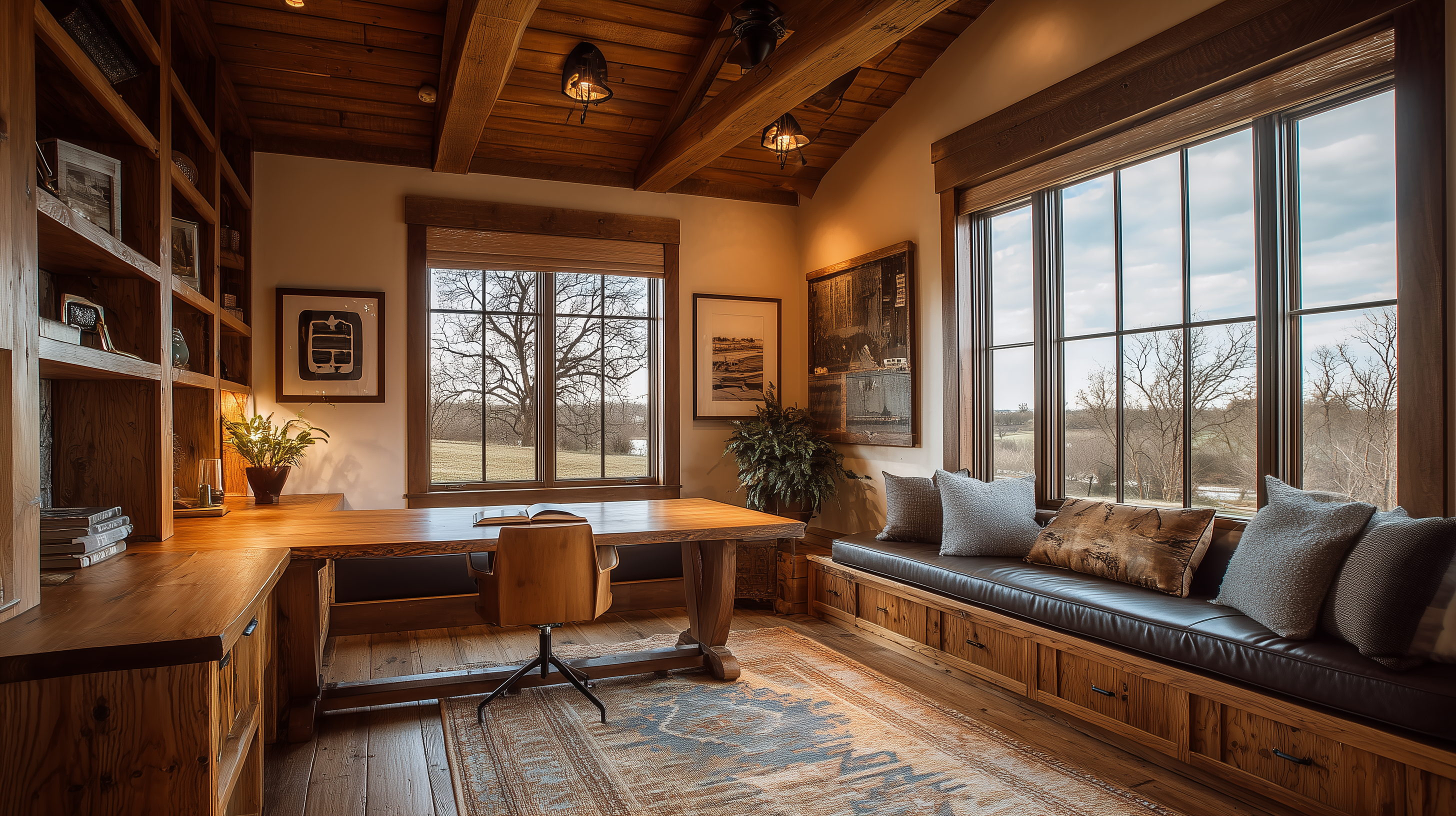 Rustic Ranch Office